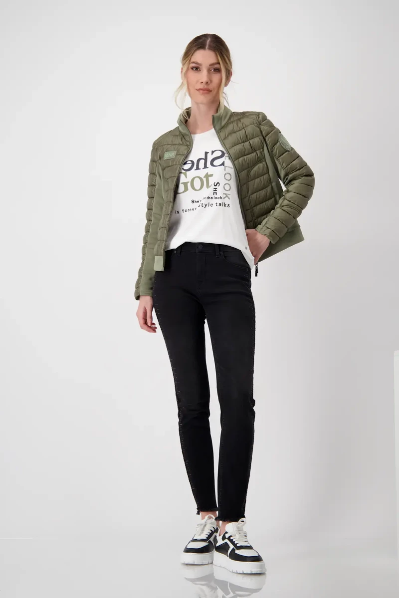 Monari Shirt mit Strass Schrift Neuheiten