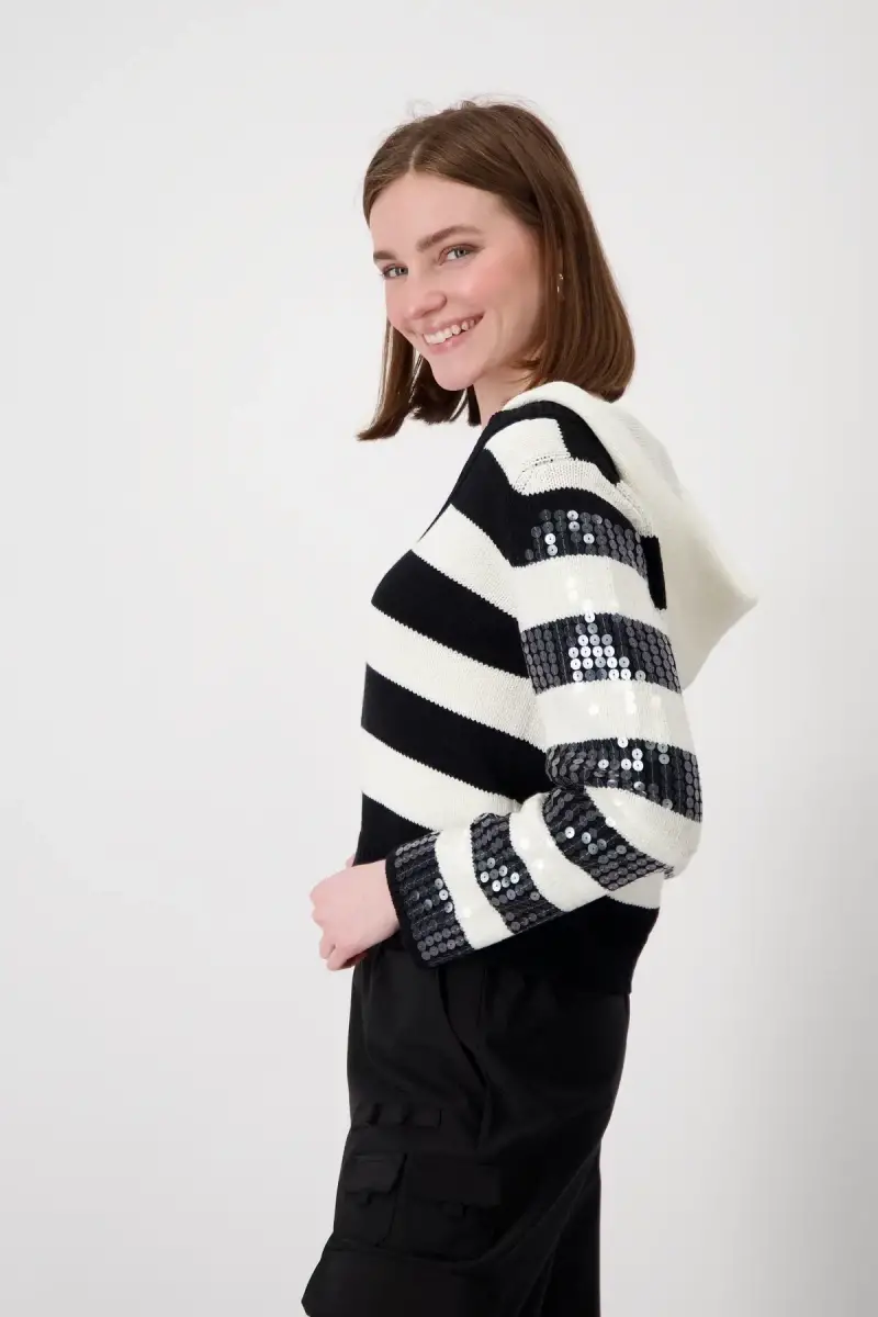 Monari Strickpullover mit Streifen Bestseller