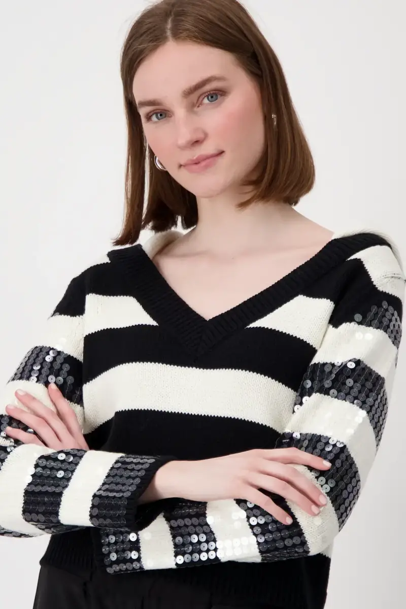 Monari Strickpullover mit Streifen Bestseller