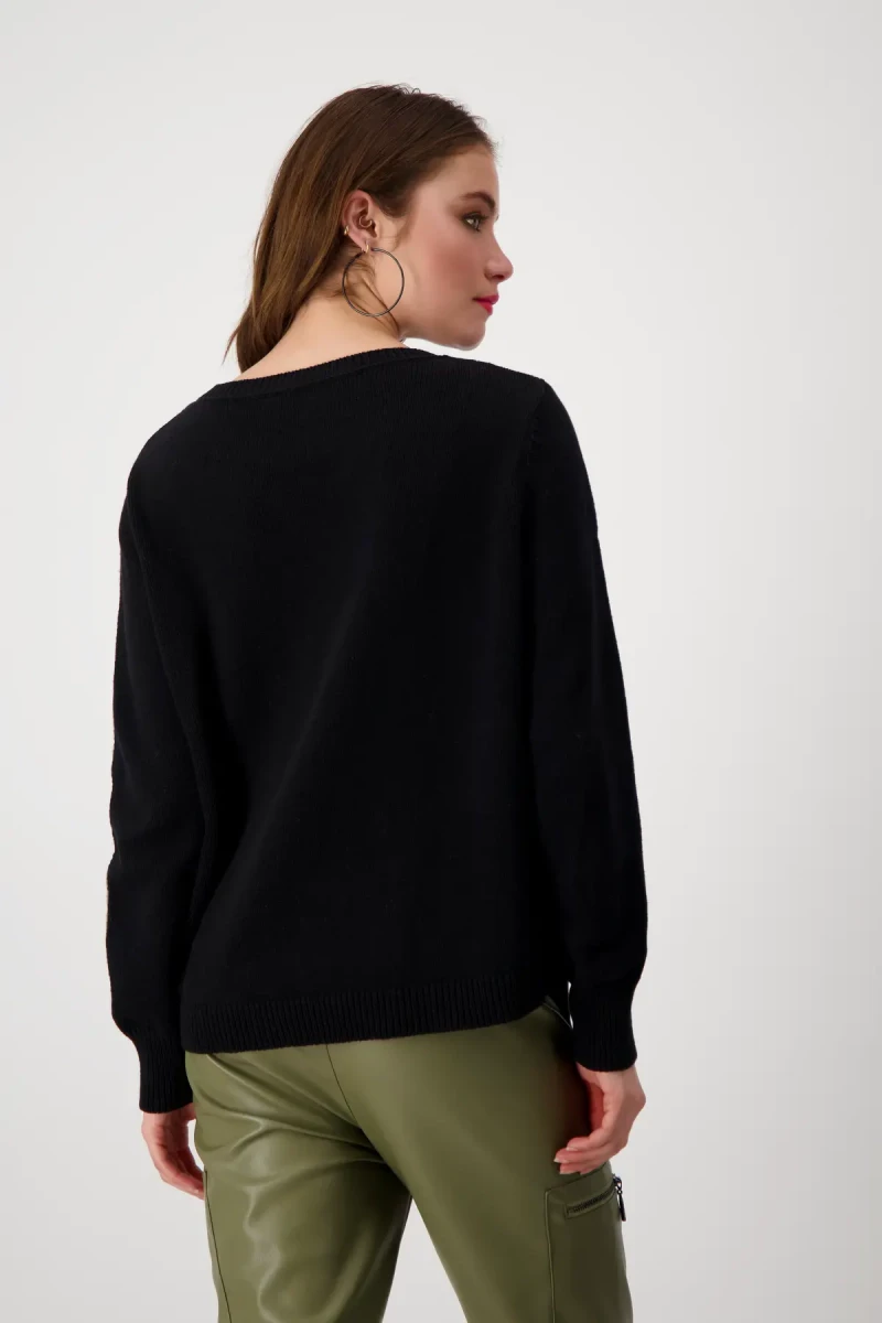 Monari Pullover mit Strass Räumungsverkauf