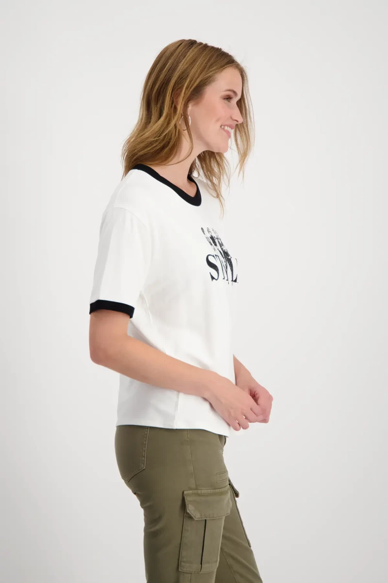 Monari T Shirt mit Frauen Print Sonderangebote