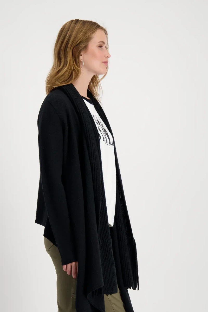 Monari Strickjacke mit Schalkragen Riesige Ersparnisse