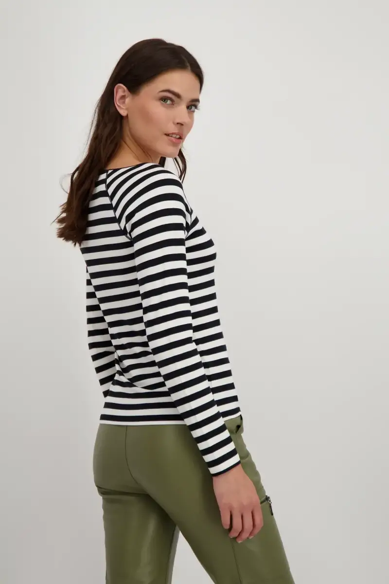 Monari Gestreiftes Shirt Letzter Tag