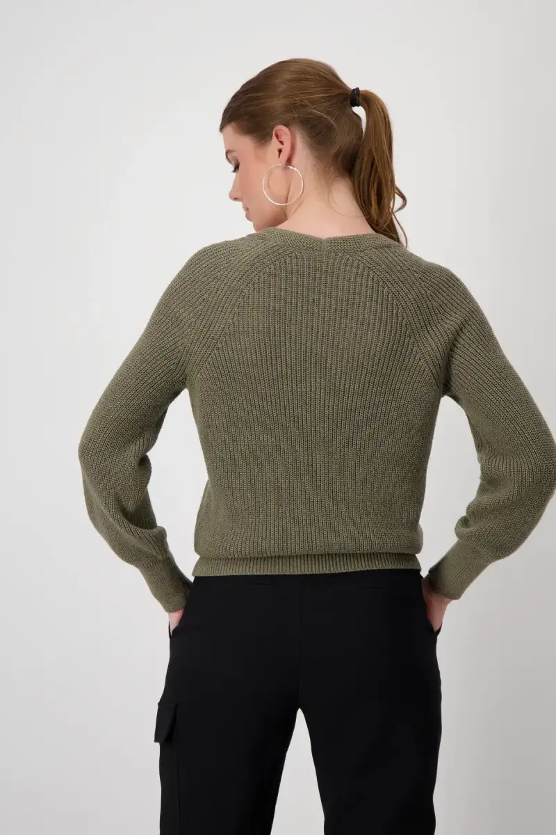 Monari Strickpullover mit Lurex Super Rabatt