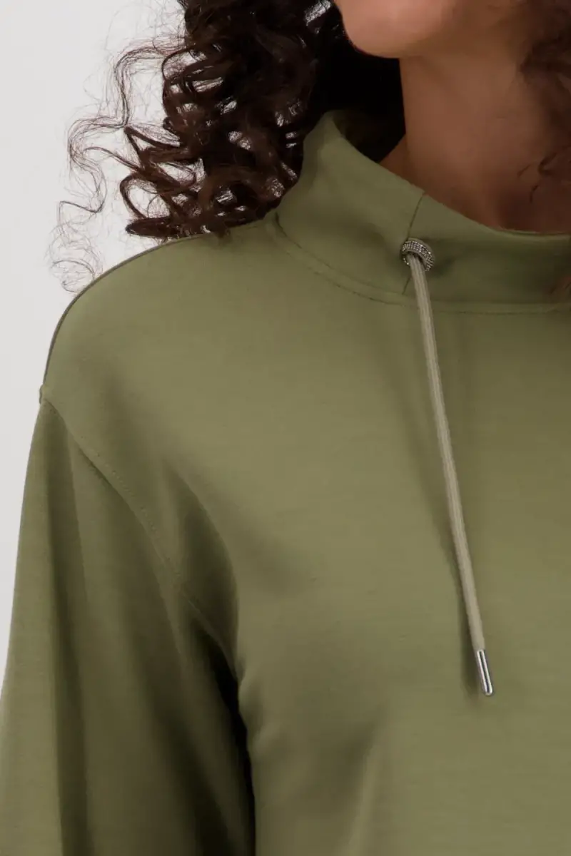 Monari Sweatshirt mit Stehkragen 50% Rabatt mit kostenlosem Versand