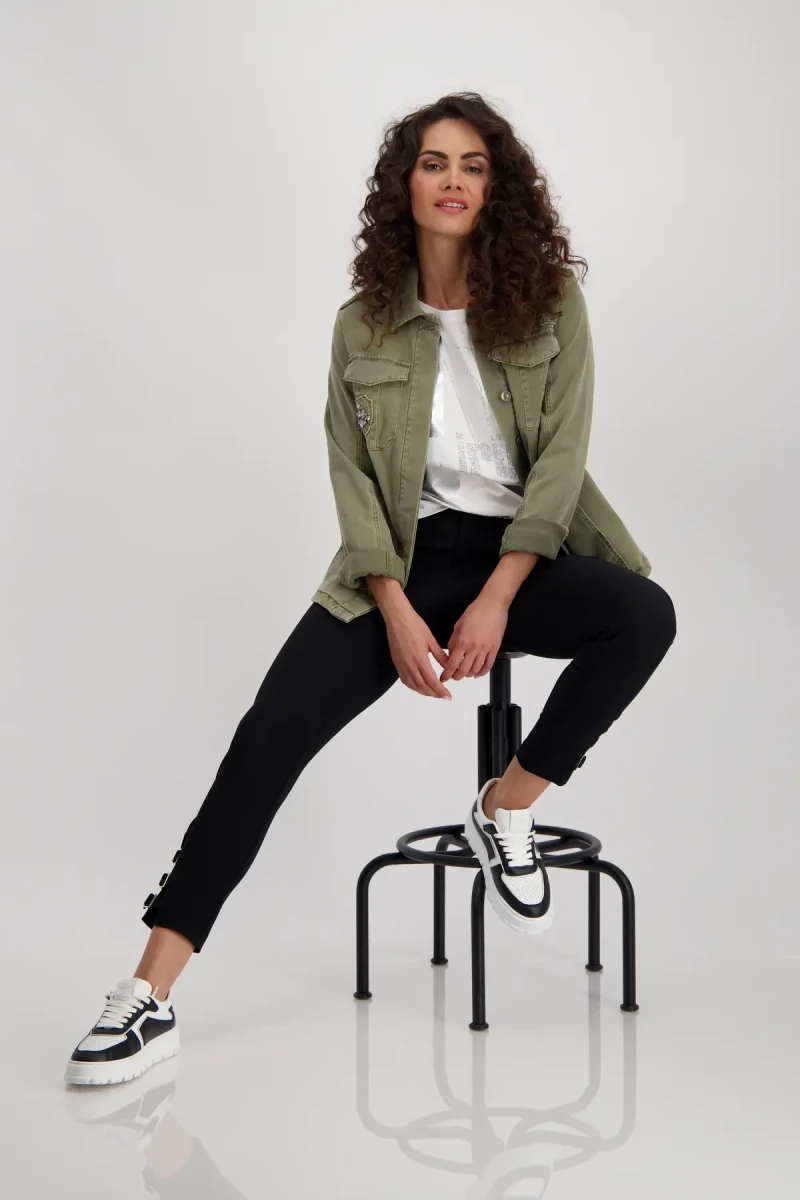 Monari Shirt mit tonigem Print Fabrikladen