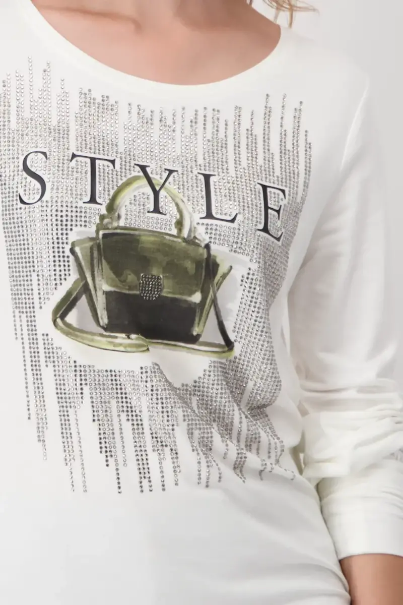 Monari Shirt mit Taschen Print Speichern exportieren