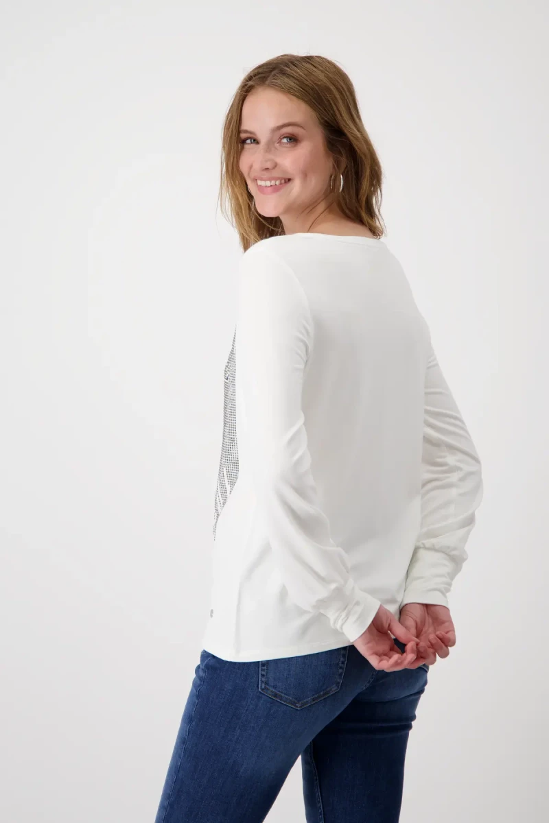 Monari Shirt mit Taschen Print Speichern exportieren