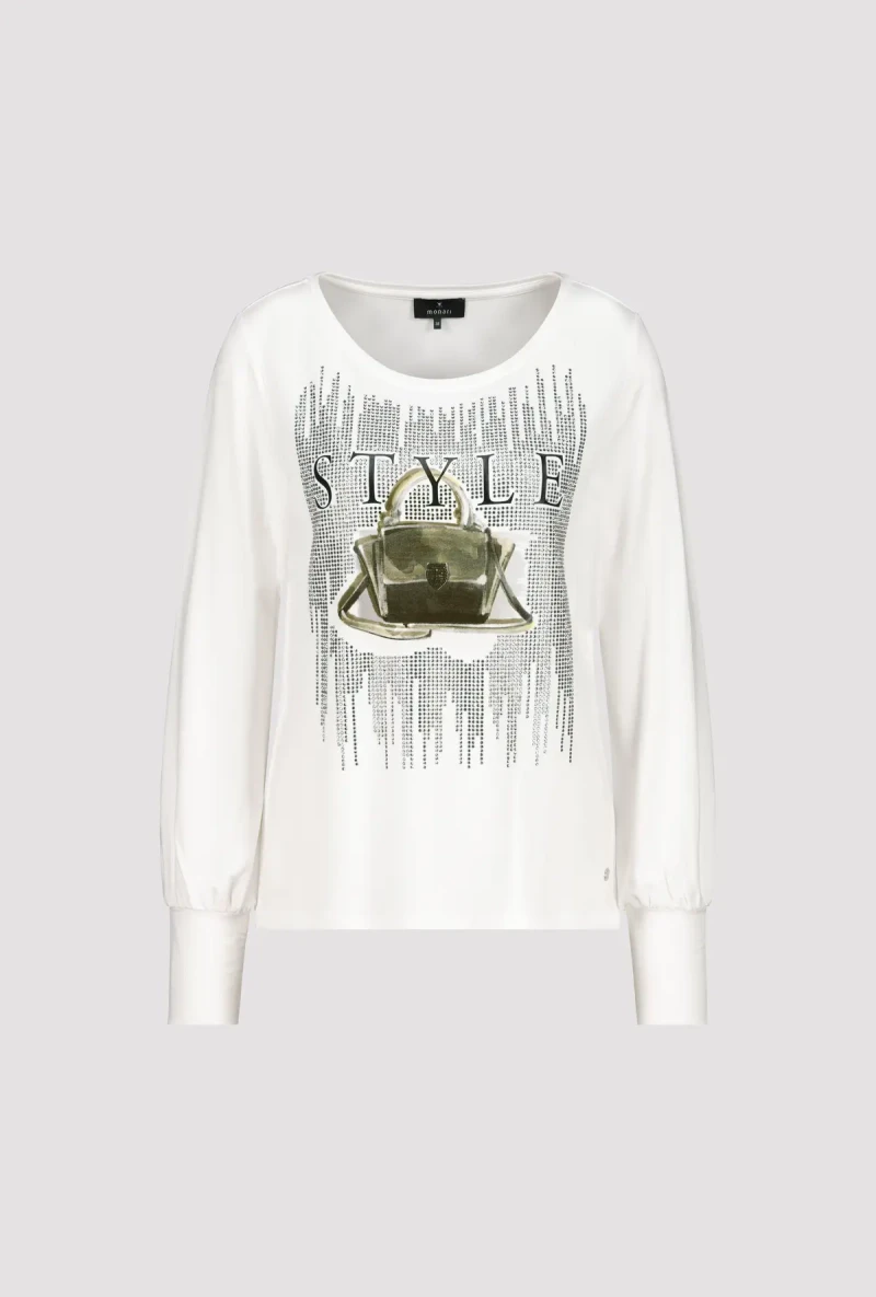Monari Shirt mit Taschen Print Speichern exportieren