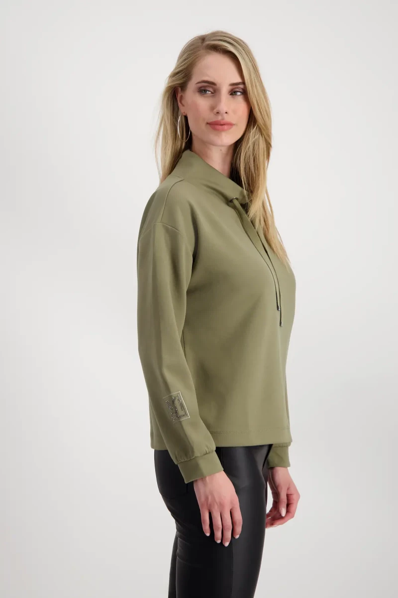 Monari Sweatshirt mit Stehkragen 2025