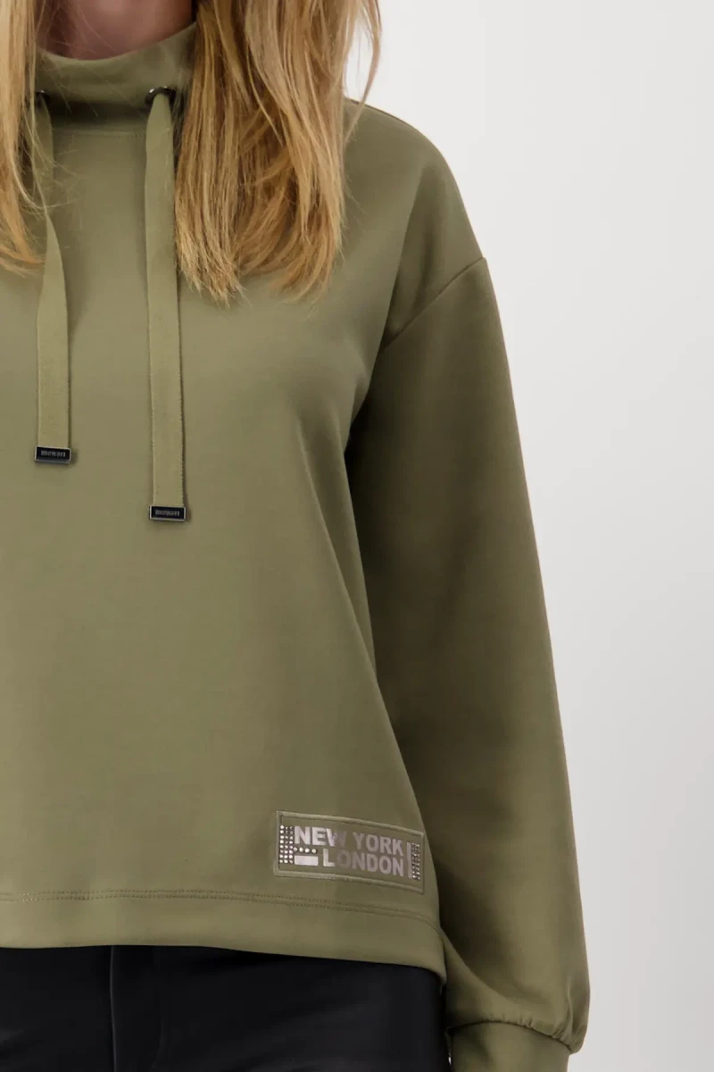 Monari Sweatshirt mit Stehkragen 2025
