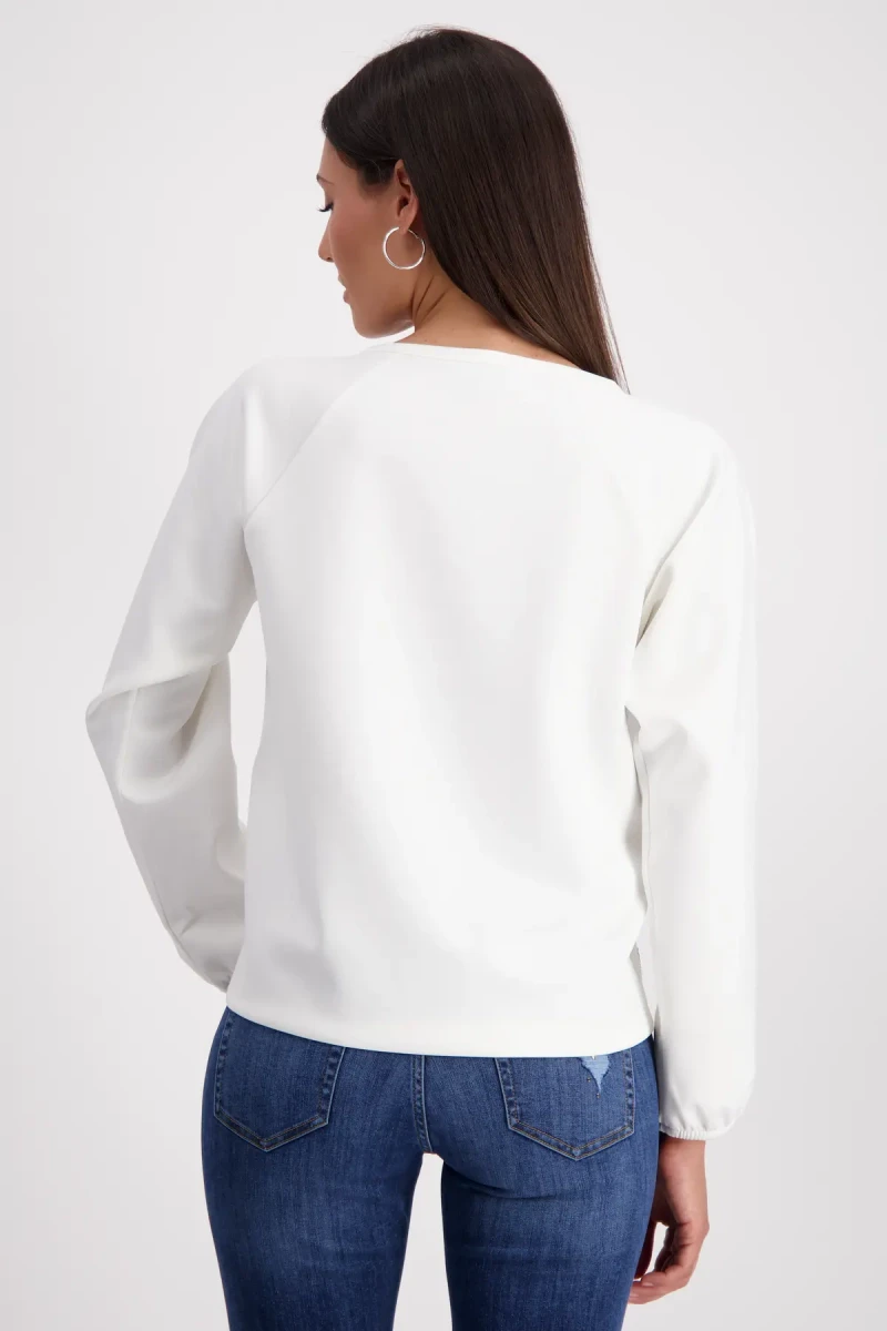 Monari Sweatshirt mit Schmuckschrift Online