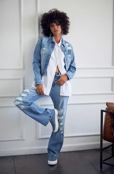 Monari Satin Bluse zum Knöpfen Cyber Monday