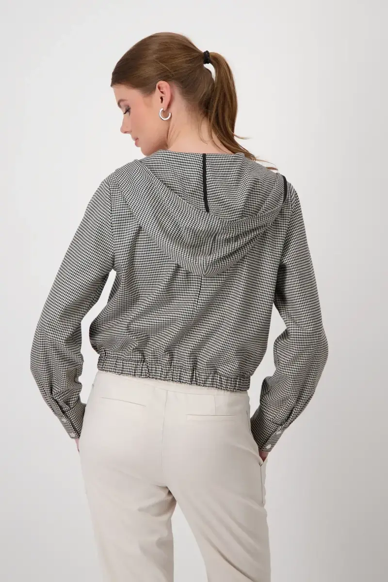 Monari Jacke mit Hahnentrittmuster Top Angebot