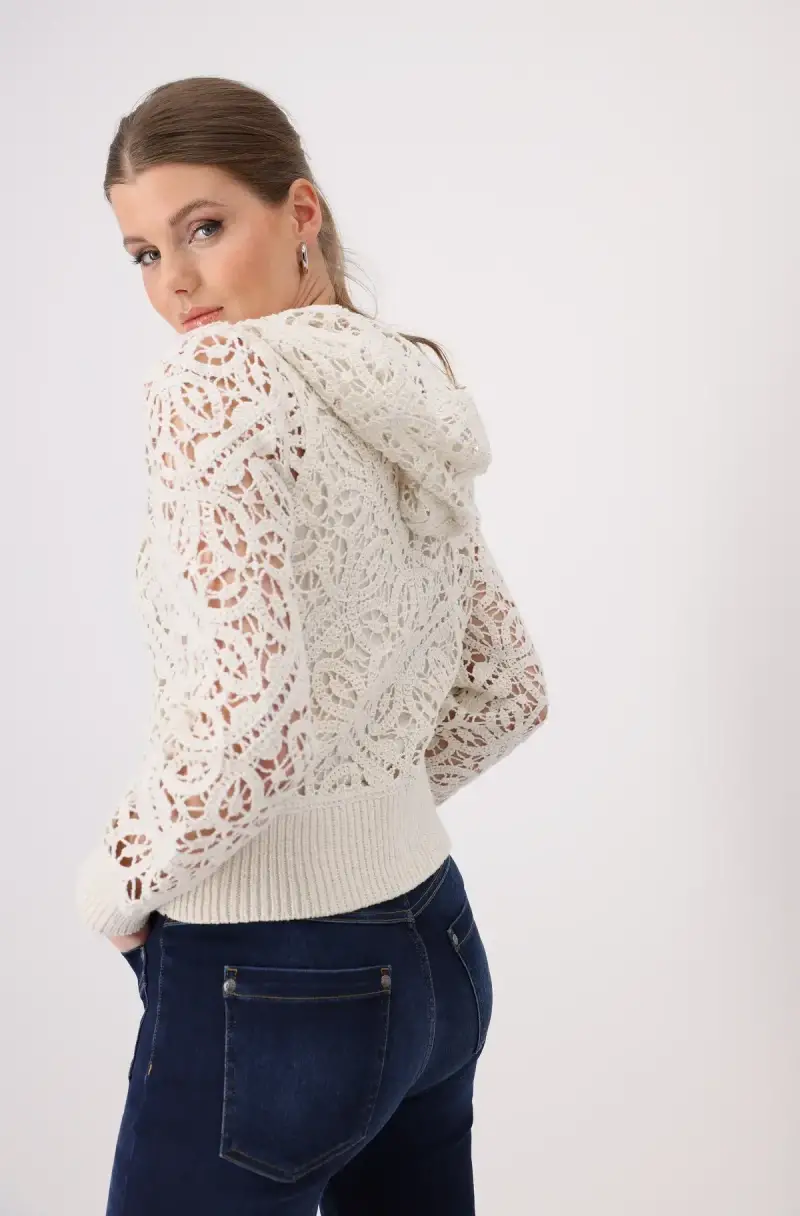 Monari Häkeljacke mit Reißverschluss Online Outlet