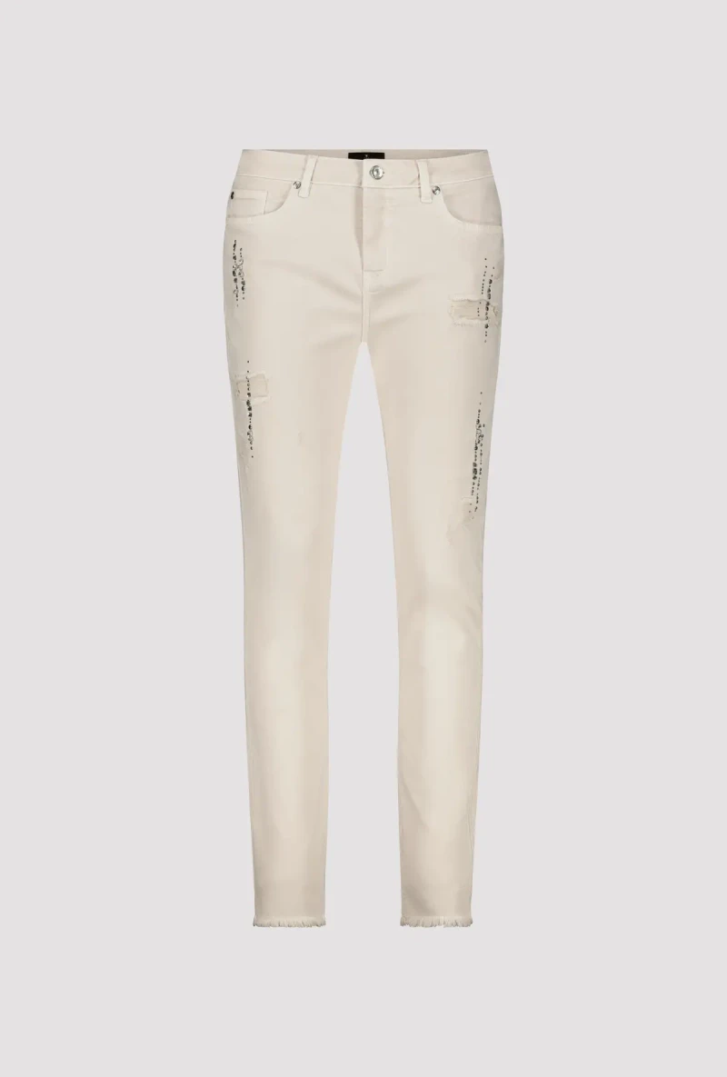 Monari Destroyed Jeans mit Strass Exklusive Angebote
