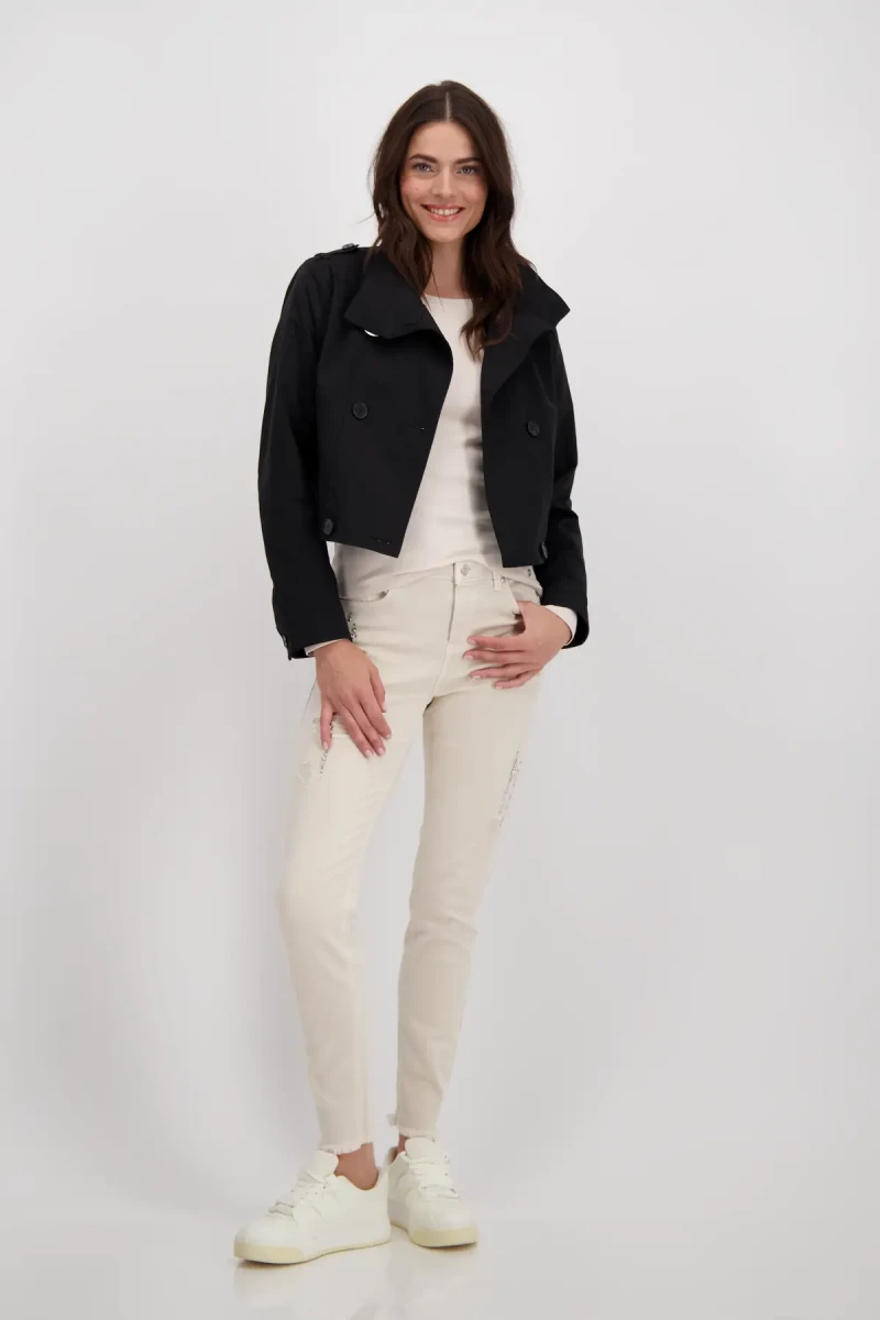 Monari Basic Shirt aus Pima Baumwolle Große Rabatte