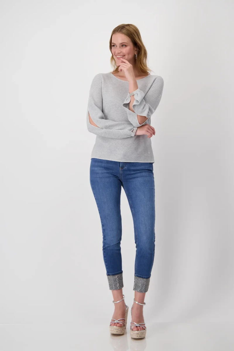 Monari Linksstrick Pullover Super Sparpreis