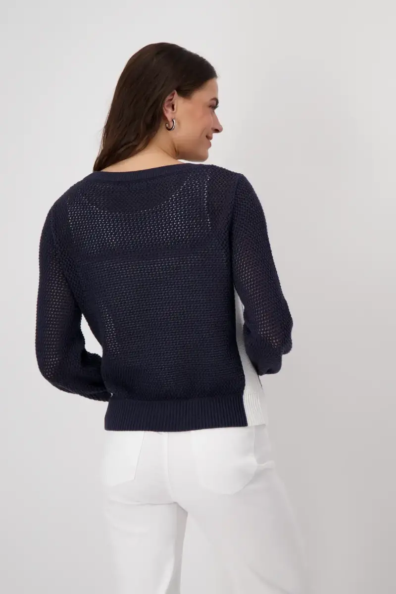 Monari Pullover Colorblocking Letzte 3 Tage