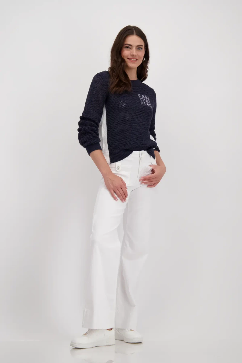 Monari Pullover Colorblocking Letzte 3 Tage