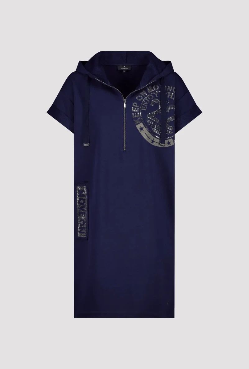 Monari Sweatkleid mit Kapuze Discount Store für neue Produkte