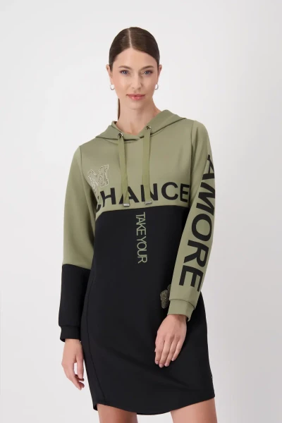 Monari Kleid mit Satindruck Super Rabatt
