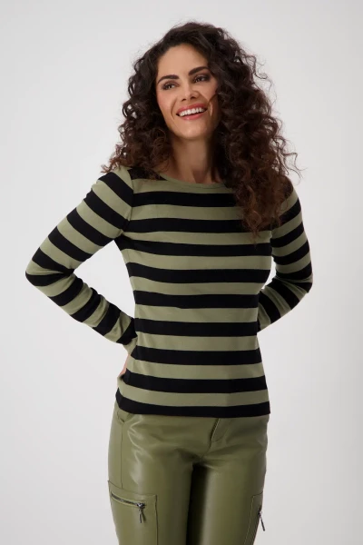 Monari Gestreiftes Kleid Riesige Rabatte