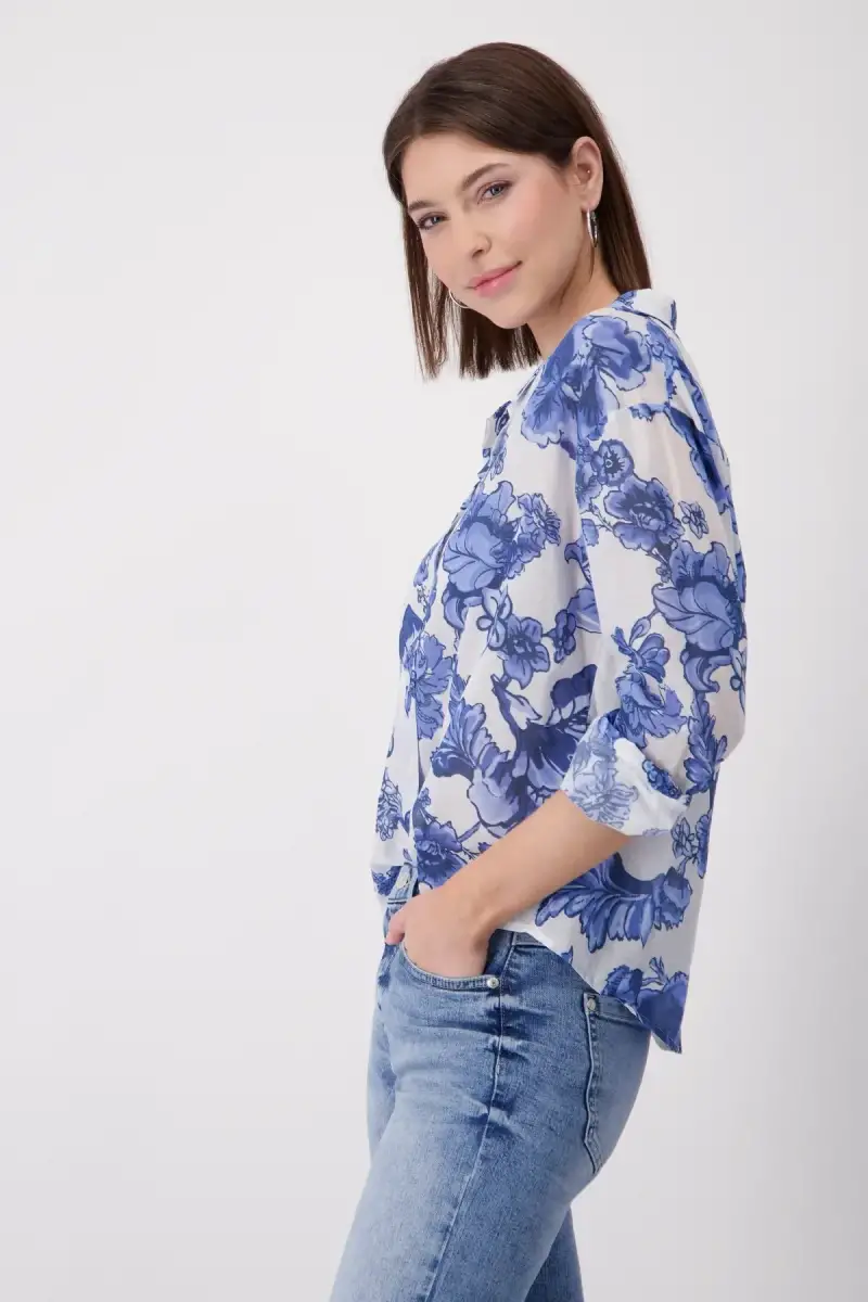 Monari Geblümte Bluse Outlet