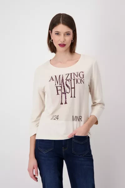 Monari T Shirt mit Polaroidmuster Angebote