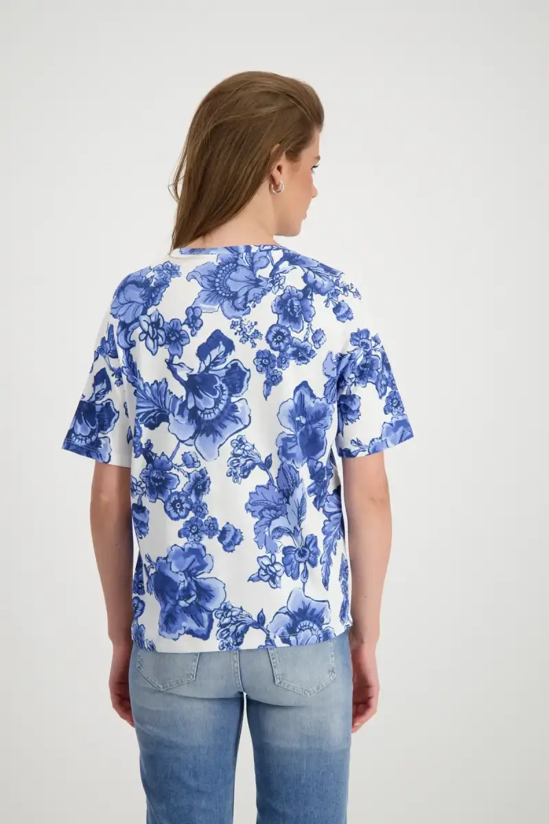 Monari T Shirt mit Blumen Günstiger Verkauf