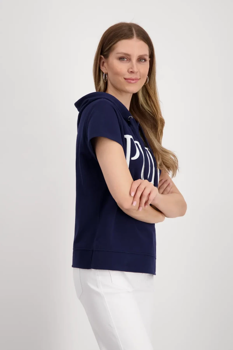 Monari Sweatshirt mit 3D Schrift Blitzverkäufe