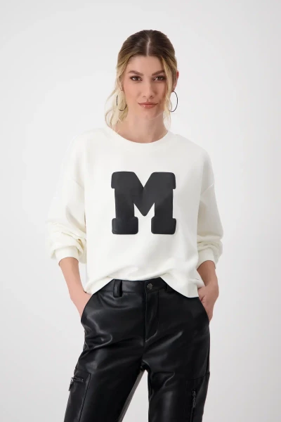 Monari Luftige Bluse mit Polaroidmuster Kostenloser Versand