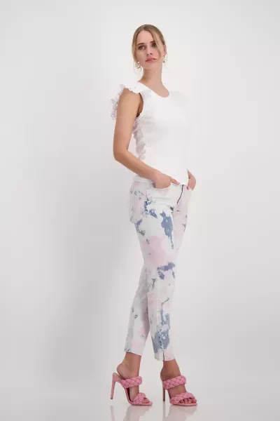 Monari Jeans mit Batikeffekt Fabrik Onlineshop