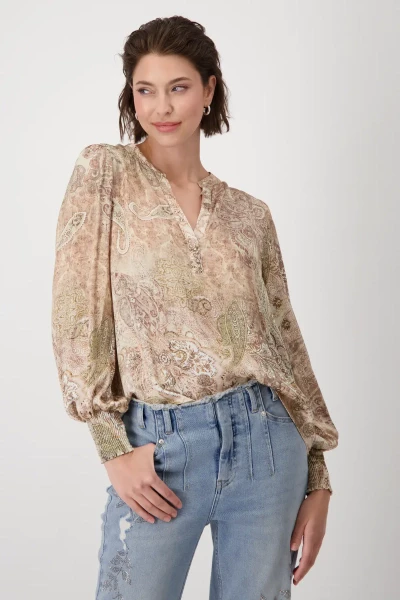 Monari Satin Blusenshirt Exklusivangebot