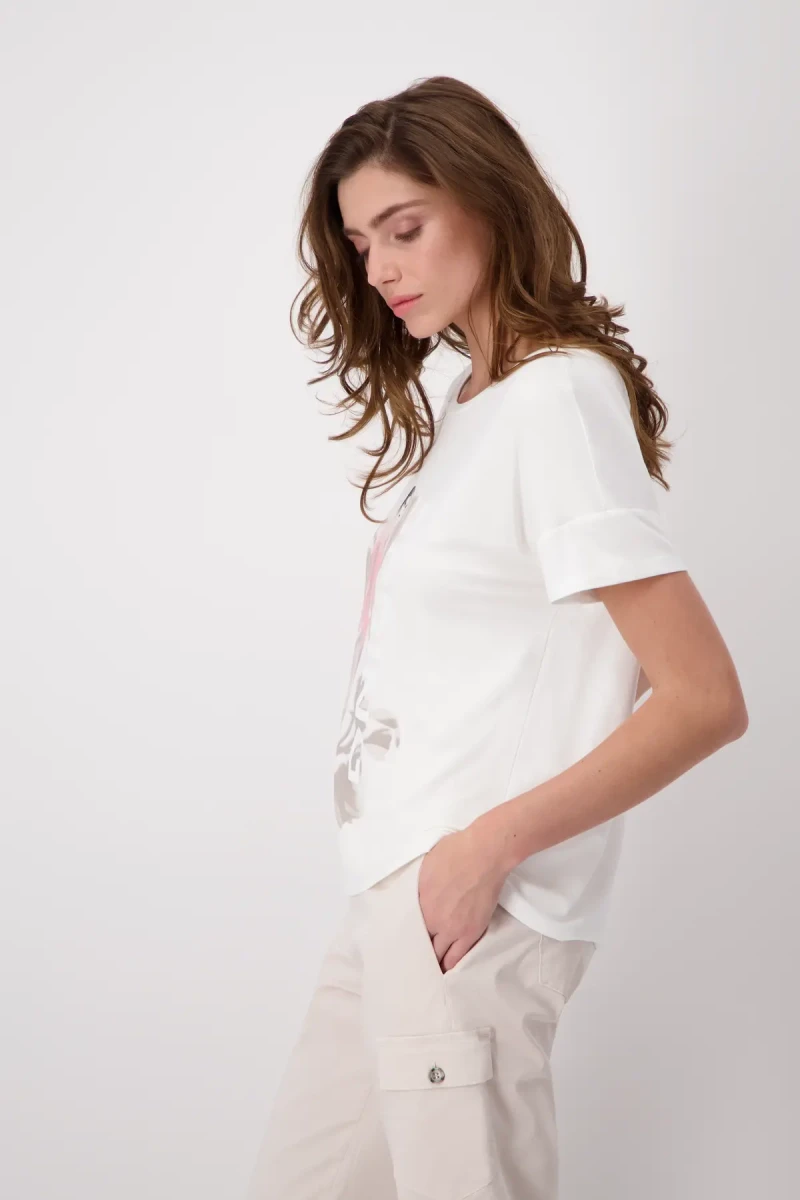 Monari T-Shirt mit Frauen Zeichnung Osterangebot