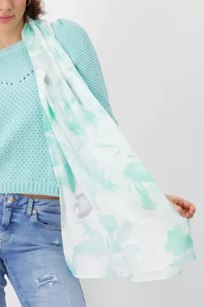 Monari Denim Print Schal Online Outlet
