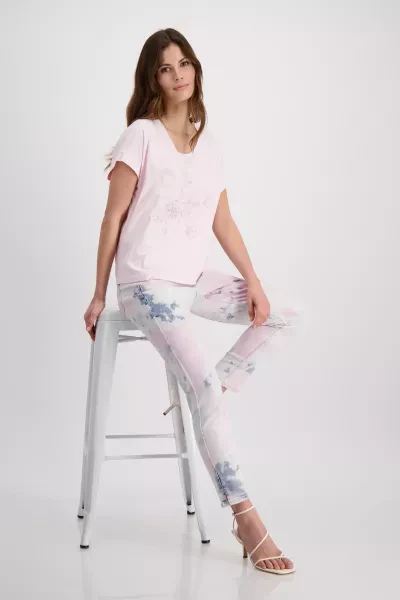 Monari Denim Print Schal Online Outlet