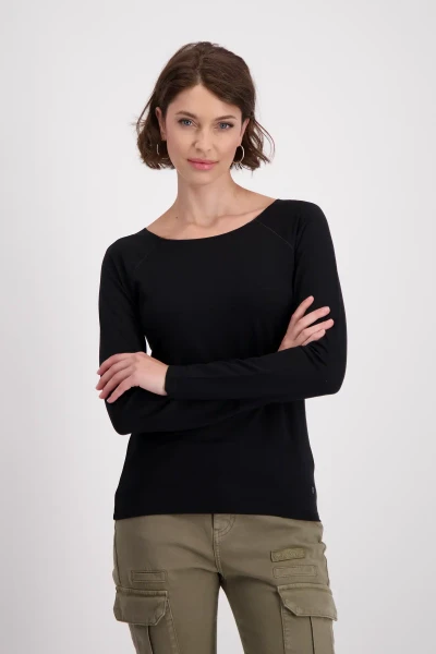 Monari T-Shirt mit Blumenstickerei Zeitlich begrenztes Angebot