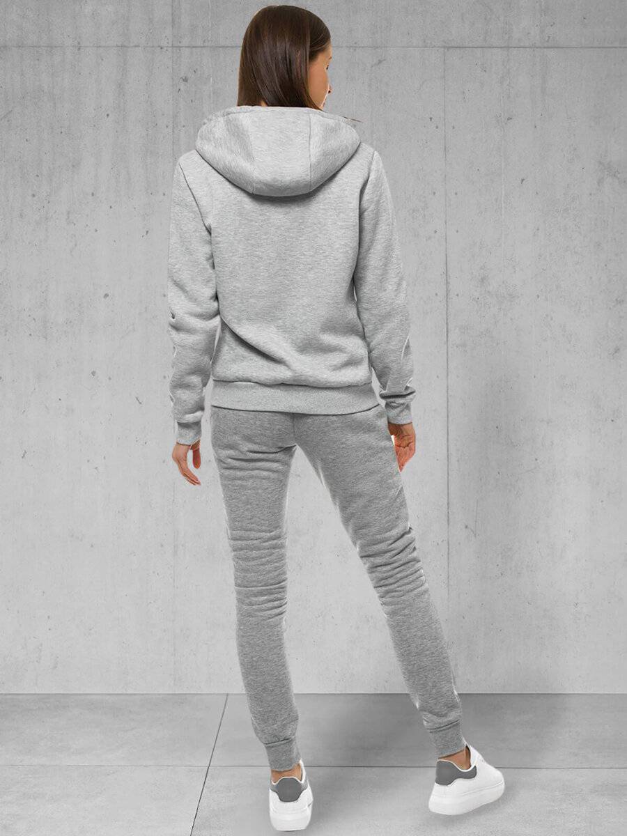 Ozonee Damen Trainingsanzug Grau OZONEE 53 Bis zu 50% Rabatt