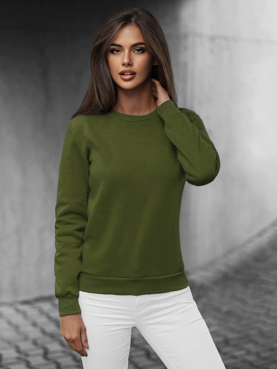 Ozonee Damen Trainingsanzug Khaki OZONEE 51 Bis zu 60% Rabatt