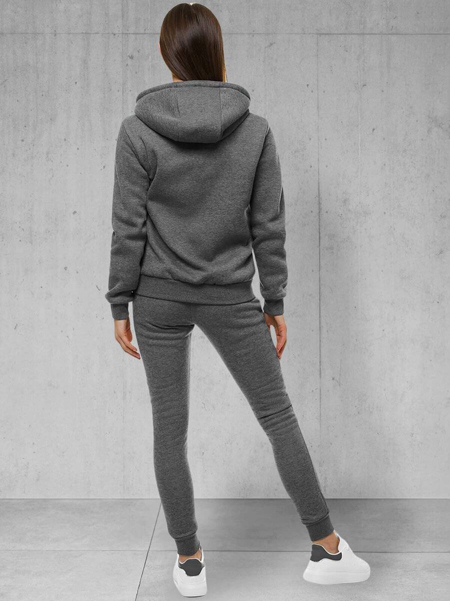 Ozonee Damen Trainingsanzug Dunkelgrau OZONEE 48 Bis zu 65% Rabatt