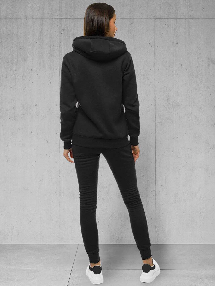 Ozonee Damen Trainingsanzug Schwarz OZONEE 36 Sonderangebot der Fabrik
