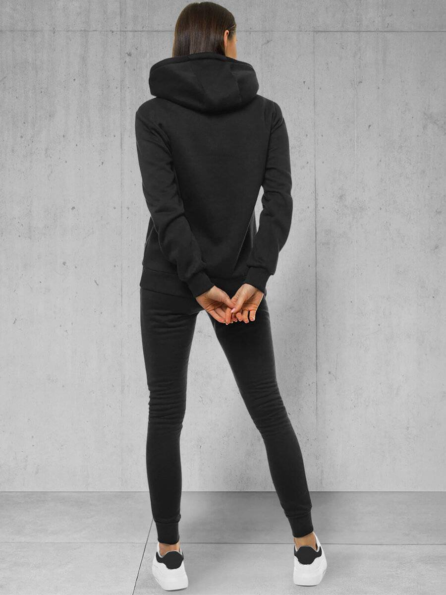 Ozonee Damen Trainingsanzug Schwarz OZONEE 33 Vierteljährliche Förderung