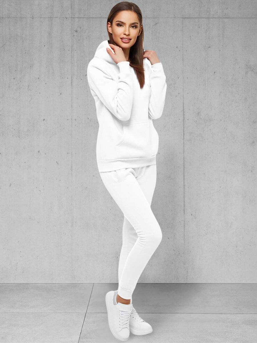 Ozonee Damen Trainingsanzug Weiß OZONEE 30 Discount Store für neue Produkte