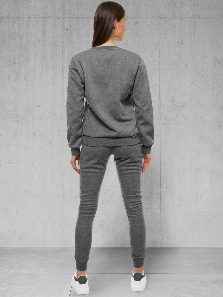 Ozonee Damen Trainingsanzug Anthrazit OZONEE 17 Clearance-Verkauf
