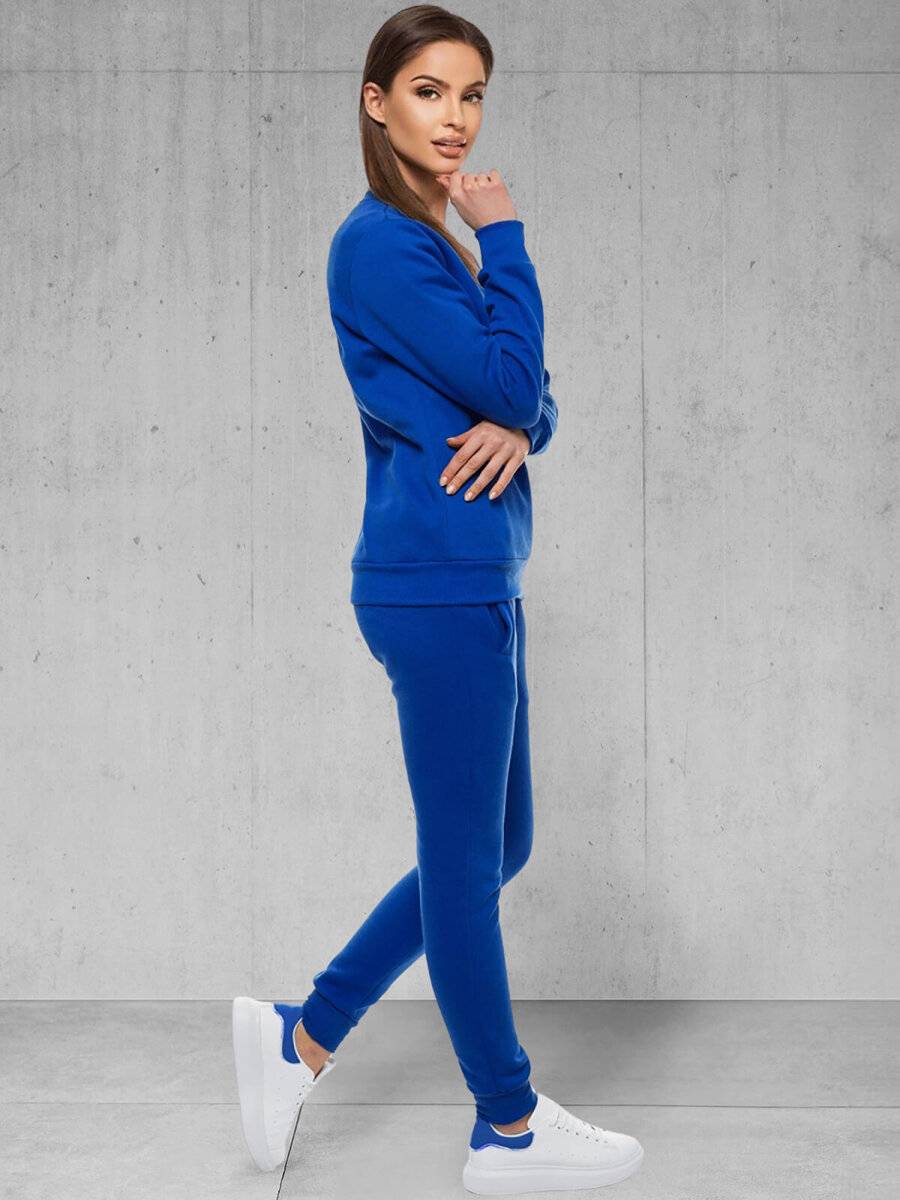 Ozonee Damen Trainingsanzug Kobalt OZONEE 03 Kostenloser Versand international
