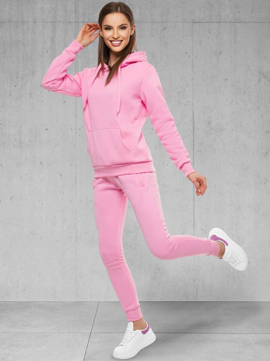 Ozonee Damen Trainingsanzug Hellrosa OZONEE 02 Fabrikladen