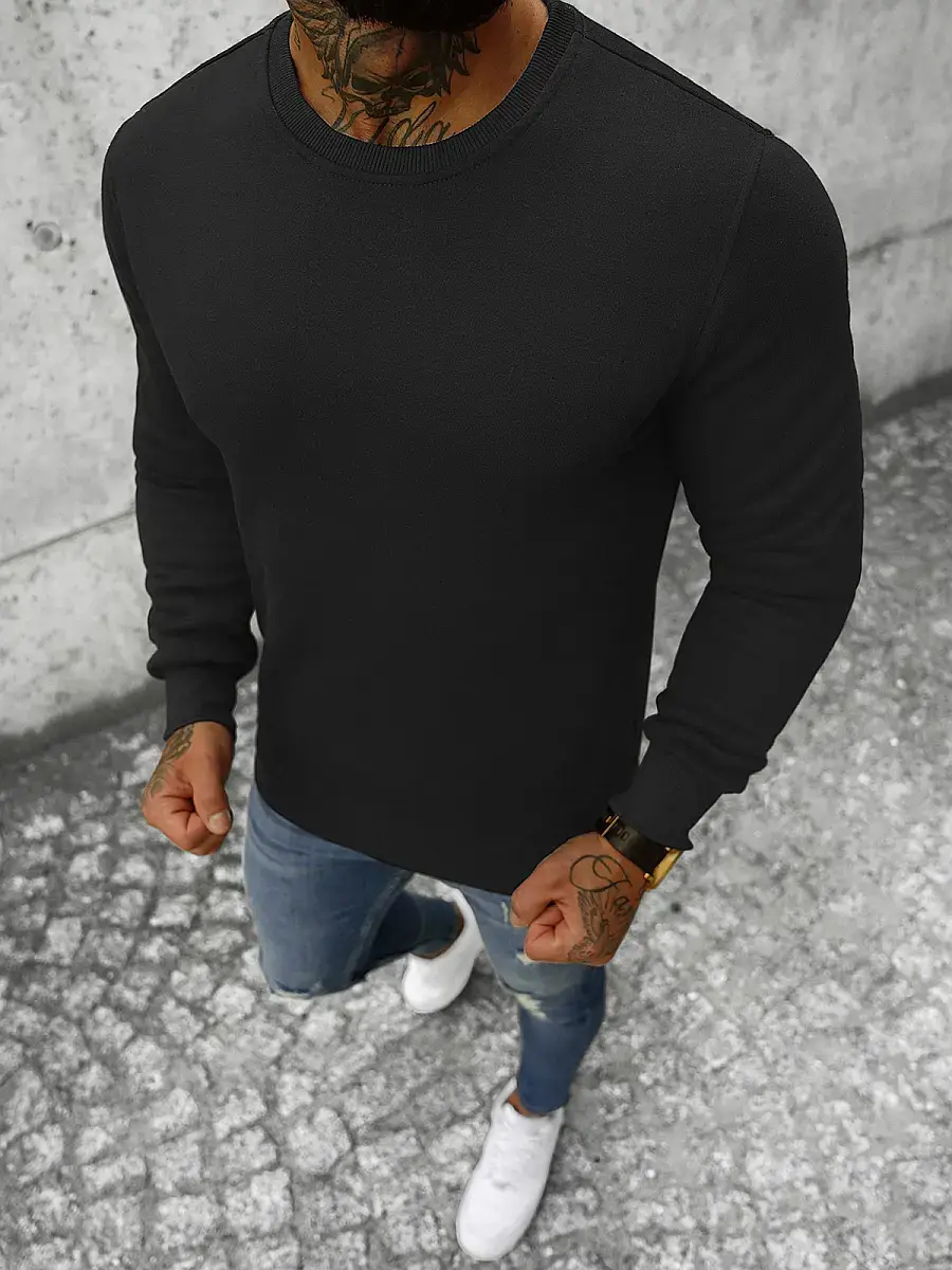 Ozonee Herren Sportanzug Schwarz OZONEE JS/XW2001 Saisonale Angebote