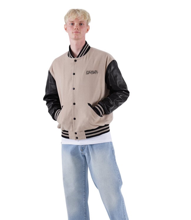 Picaldi Sweatjacket College Jacke TIGER Beige Kostenloser Versand