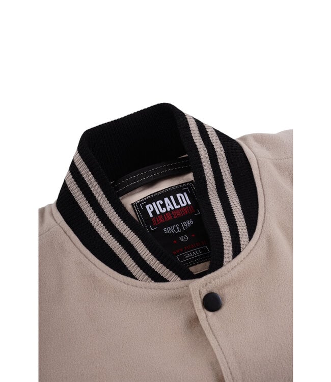 Picaldi Sweatjacket College Jacke TIGER Beige Kostenloser Versand